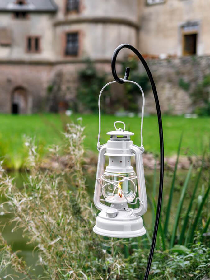 Feuerhand Hurricane 276 Lantern - Classic German Metal Oil Lamp for Outdoor Camping, Emergency Lighting & Backyard Decor