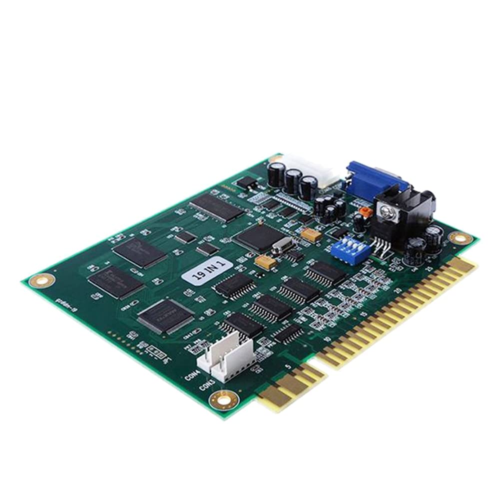 MANDDLAB 19-in-1 Classic Arcade Game Board with VGA Output - Compatible with JAMMA Motherboard | Perfect for Arcade Cabinets, Home Gaming & Retro Game Enthusiasts