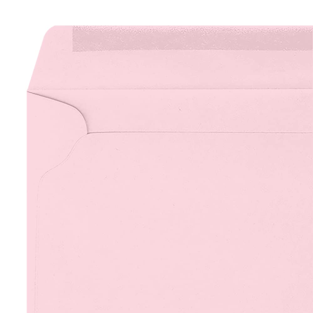 LUXPaper 9 x 12 Booklet Envelopes - Candy Pink, 80lb Text Weight, Pack of 500 | Perfect for Wedding Invitations, Business Mailers, and Greeting Cards
