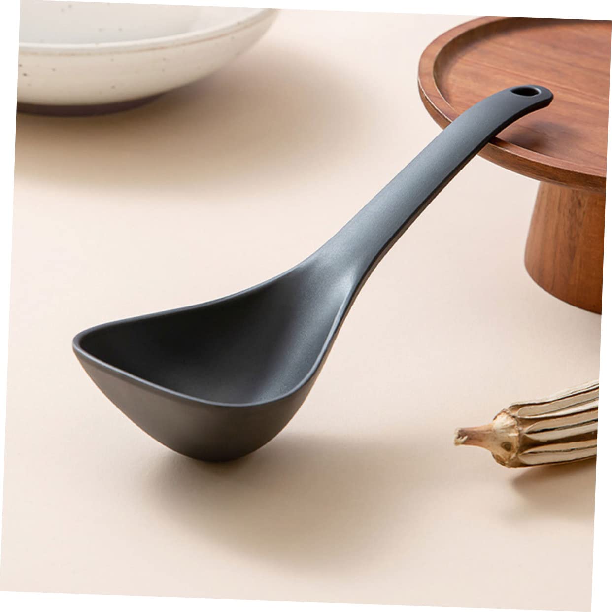 Non-Stick Silicone Soup Spoon Set - Heat Resistant Kitchen Utensils for Serving, Mixing & Scooping Rice, Pasta & Soup - Perfect Home Cooking Accessories for Everyday Meals & Family Gatherings