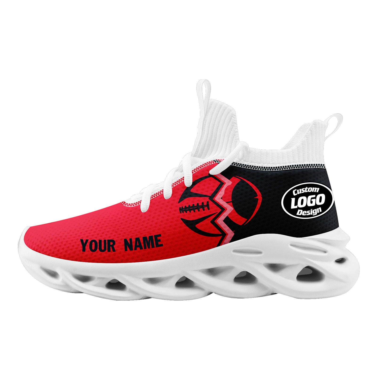 Custom Dark Gray & Red Texas MaxSoul Shoes and Hat Combo - Personalized Matching Set for Men & Women - Perfect for Rodeo, Country Music Festivals, and Western Style Outfits
