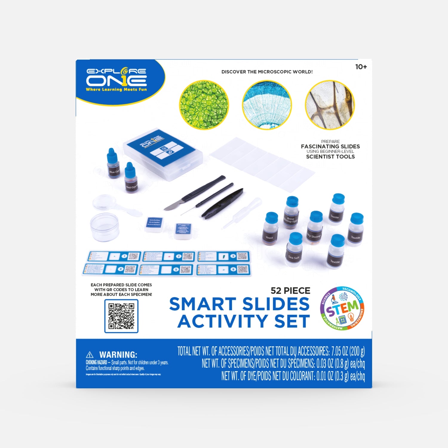 52-Piece Smart Slides Activity Set for Kids - STEM Learning Toys for Classroom & Home Education - Interactive Science Experiments & Creative Play