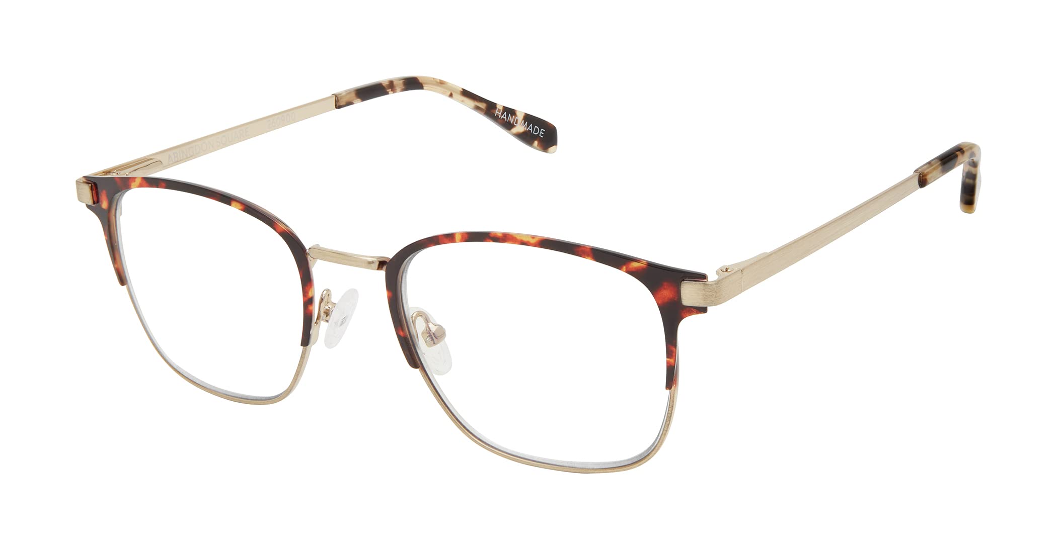 Scojo New York Abingdon Square Blue Light Blocking Reading Glasses - Handmade Anti-Scratch Readers for Women & Men - Perfect for Computer Work, Reading & Screen Time