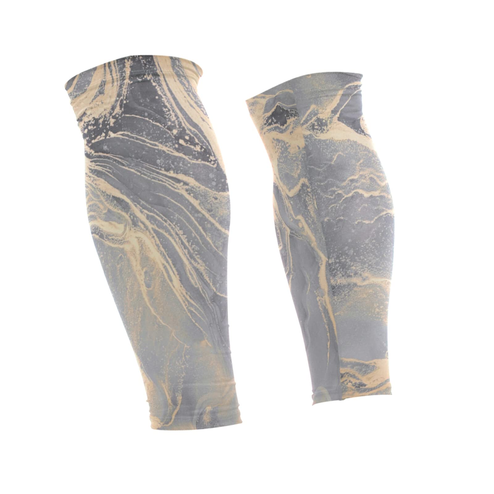 Oyihfvs 1 Pair Knee Compression Leg Sleeves - Non-Slip Support for Running, Workout & Recovery - Breathable Leg Guards for Sports, Gym & Arthritis Relief
