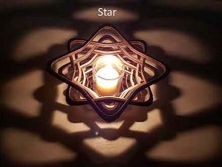Baltic by Design Votive Star Candle Holder - Handmade Ceramic Tea Light Candle Holder for Home Decor, Wedding Centerpieces & Holiday Table Settings