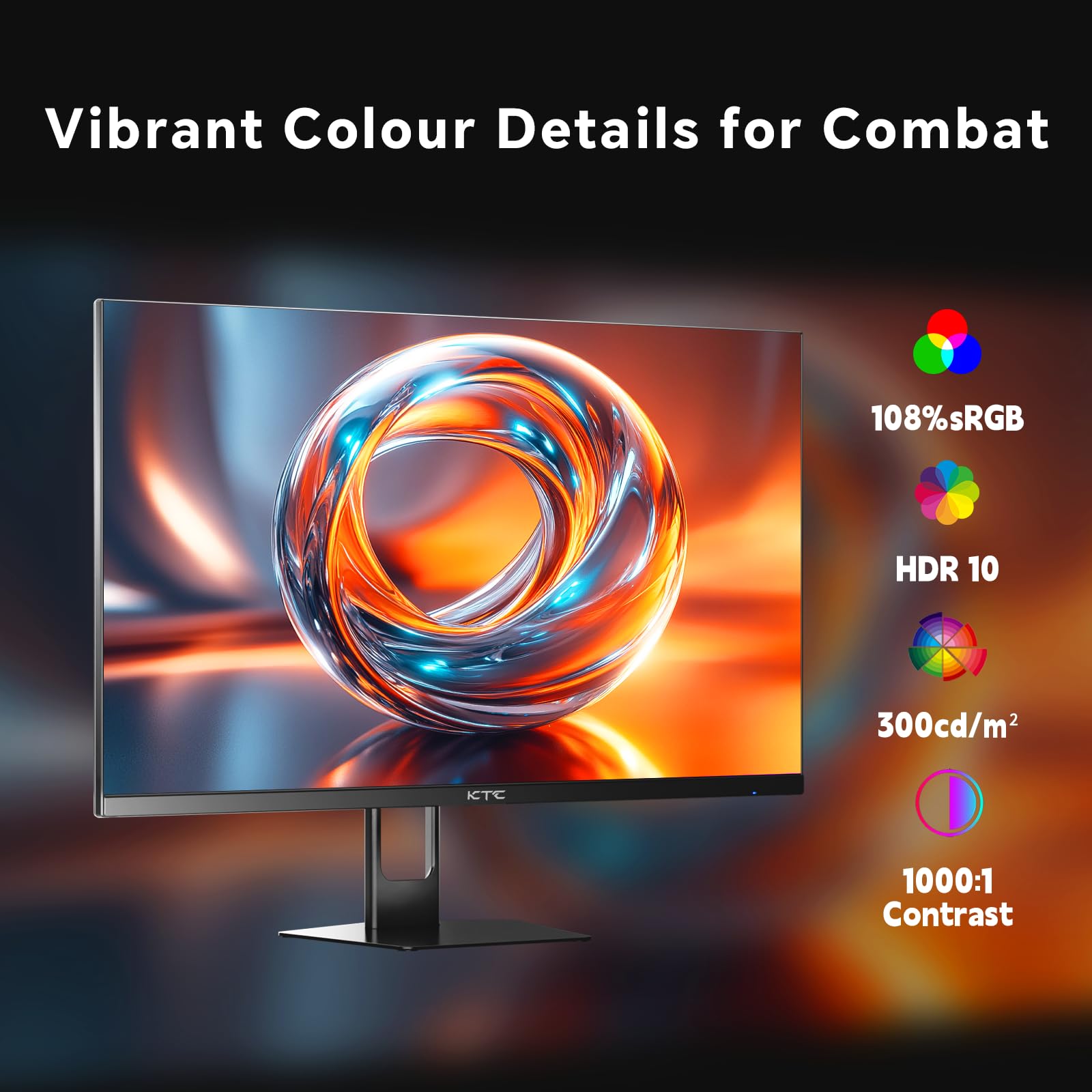 27 Inch Gaming Monitor 180Hz Full HD 1920x1080 Fast IPS Display with 1ms Response, FreeSync, HDR | DP 1.4 & HDMI 2.0 Ports | VESA Mount | Frameless Design | Perfect for Esports, FPS & Console Gaming (H27F22)
