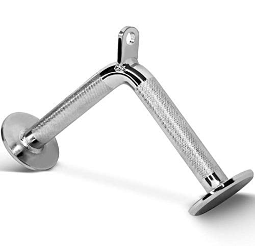 Heavy Duty Chrome Tricep Pressdown Attachment for Cable Machines - Perfect for Home Gym & Strength Training