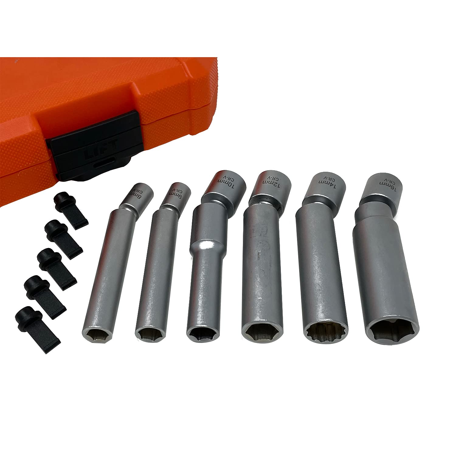 6-Piece Spark Plug & Glow Plug Socket Set - CTA Tools 7392 - Perfect for Automotive Repair, Engine Maintenance & DIY Car Projects