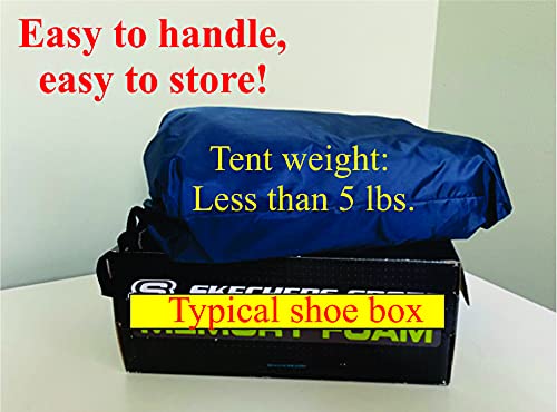 DAC Mid-Size Truck Tent – Waterproof, Durable & Easy Setup Vehicle Camping Tent for Pickup Trucks | Perfect for Outdoor Adventures, Camping & Road Trips