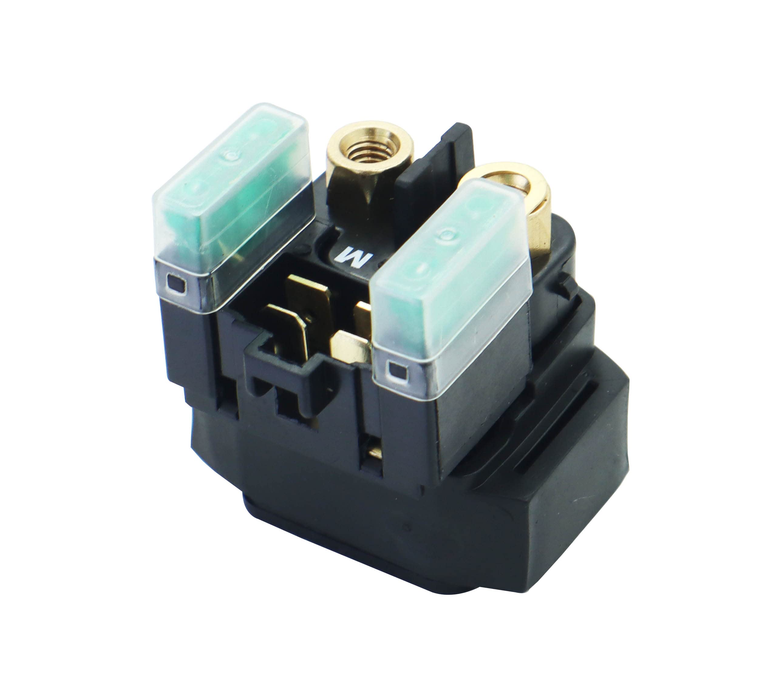 High-Performance Ignition Coil Compatible with Yamaha YXR660 Rhino 660 Grizzly Raptor 660R Big Bear 400, Kawasaki KFX 400, Suzuki DRZ400S DRZ400E DRZ400SM Vinson 500 ATV - Includes Starter Solenoid Relay - Perfect for Off-Roading & ATV Maintenance