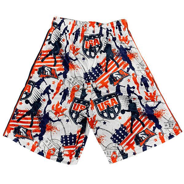 USA Basketball Shorts for Men - Comfortable & Breathable Gym Wear for Training, Running & Casual Sports