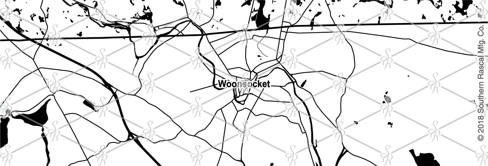 Woonsocket City Map Whiskey Glass - Engraved Rhode Island Souvenir Gift for Bourbon & Scotch Lovers - Perfect for Home Bars, Gifts & Collectors