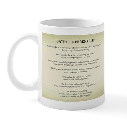 White - Pharmacist Oath Mug