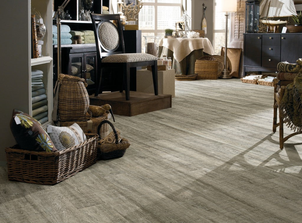 Coretec Plus Luxury Vinyl Plank Flooring - Nantucket Oak 7