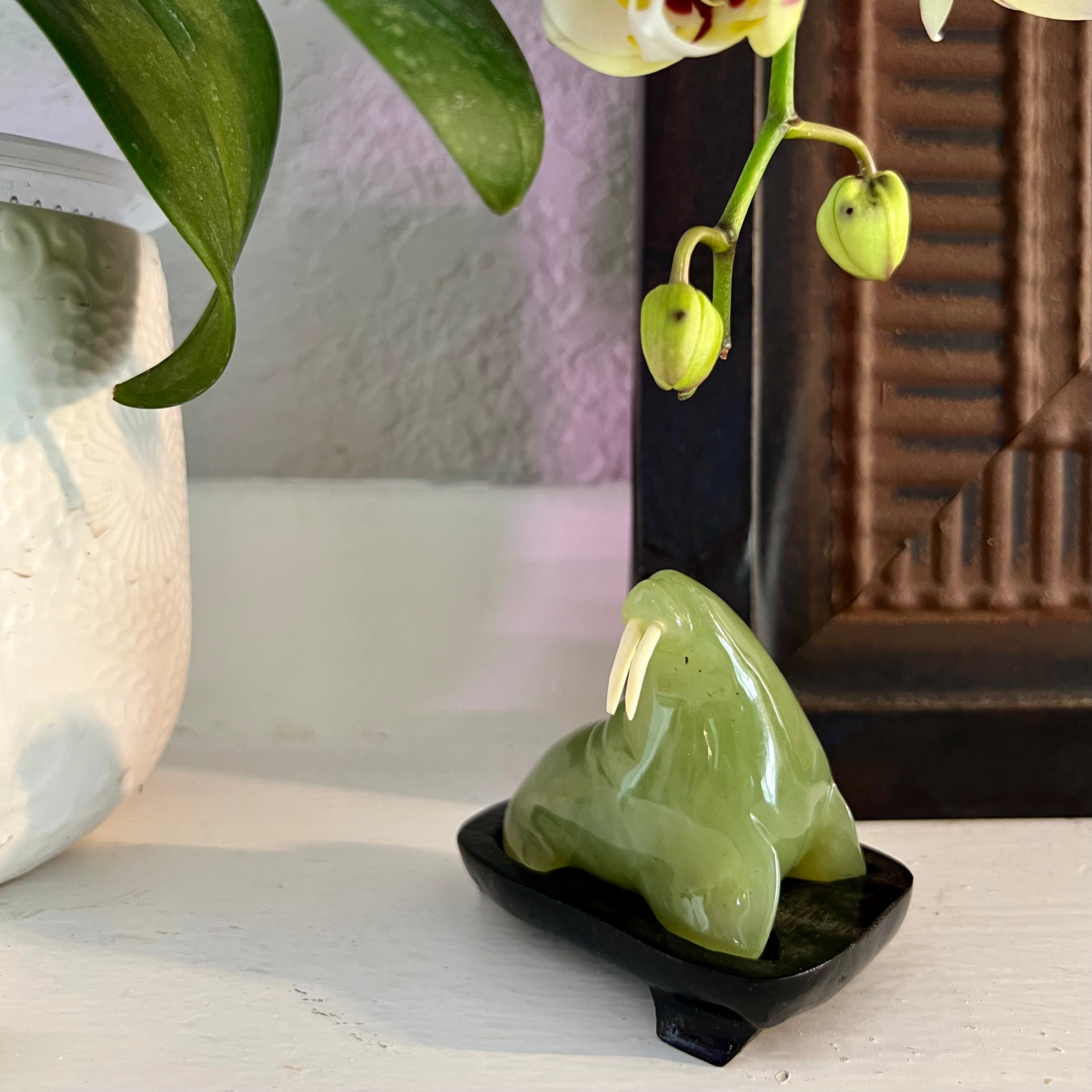 Serpentine Walrus - Unique Handmade Jewelry for Women | Perfect Gift for Birthdays, Anniversaries & Special Occasions