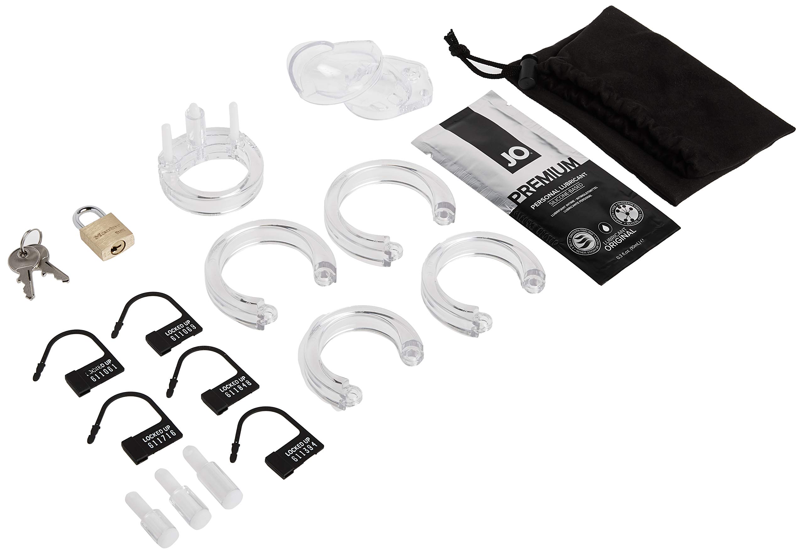 CB-X CB-6000 Male Chastity Device - Clear Comfortable Cock Cage for Men, Secure Fit & Breathable Design | Perfect for BDSM, Role Play & Couples Bonding