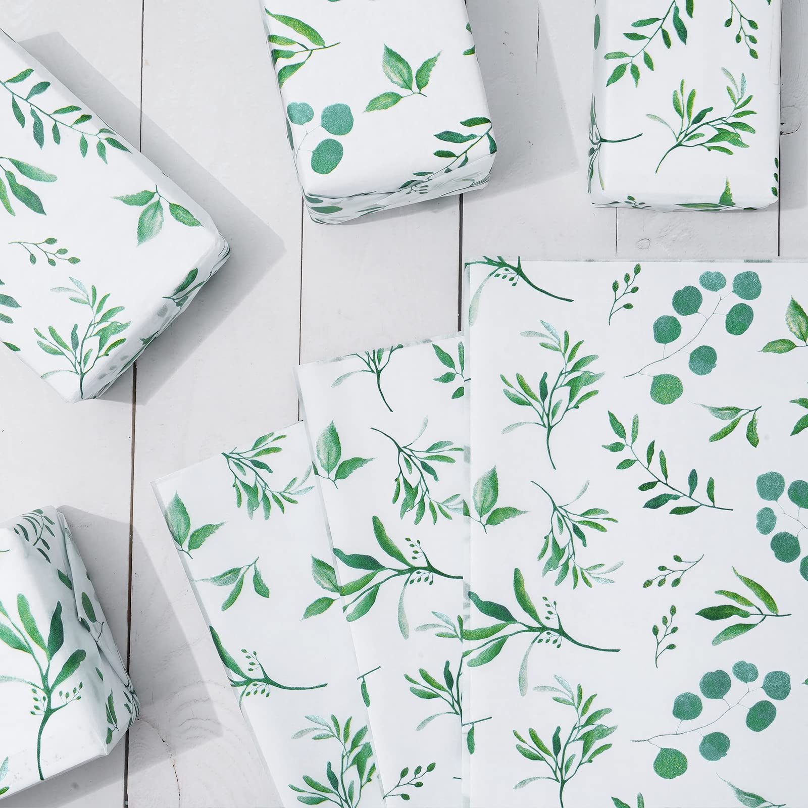 Whaline 100 Sheets Eucalyptus Tissue Paper - 14