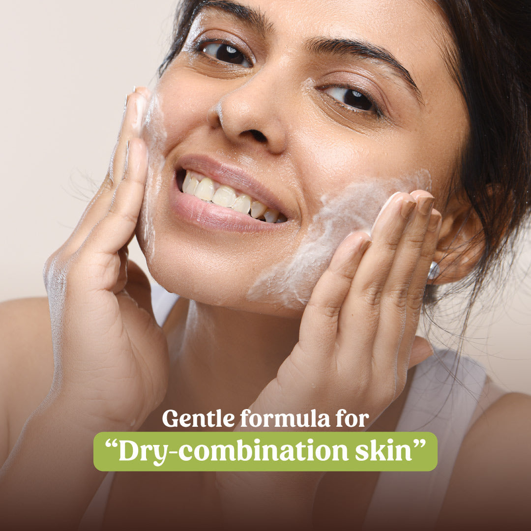 Fragrance-Free Cream Face Wash for Sensitive Skin - Gentle Daily Cleanser for Dry & Acne-Prone Skin - Morning & Night Skincare Routine