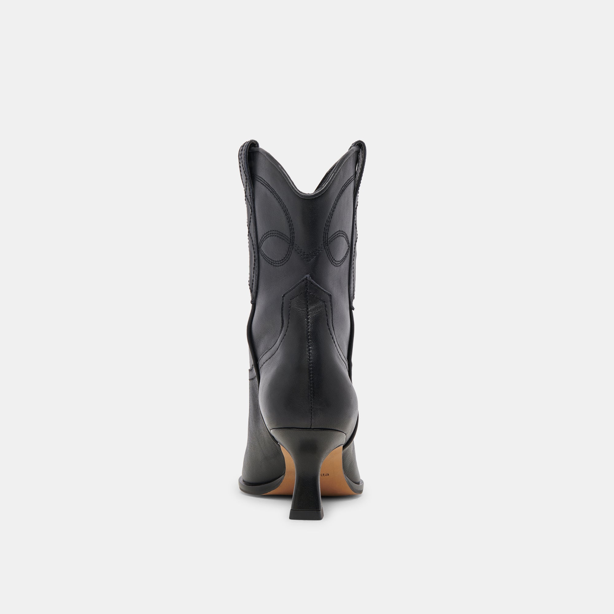 Black Leather Angel Booties for Women - Stylish & Comfortable Ankle Boots for Casual Wear, Parties & Everyday Fashion