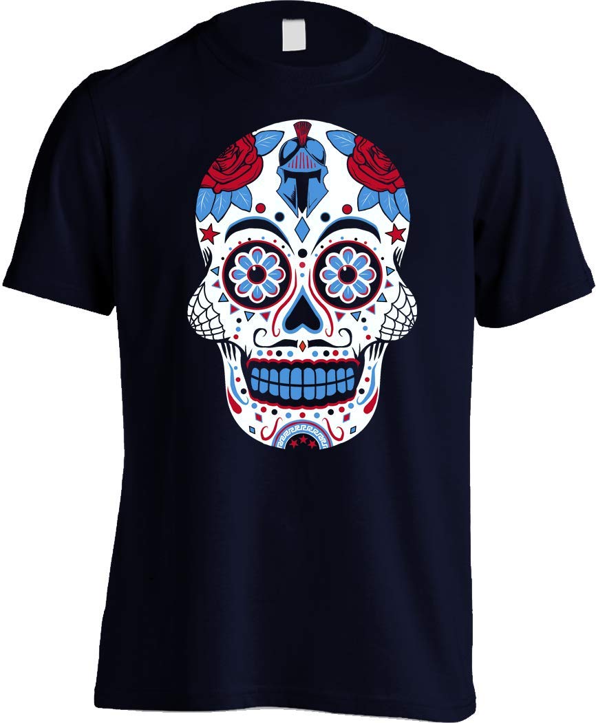Tennessee Sugar Skull Men's T-Shirt - Premium American Apparel for Casual Wear & Street Style