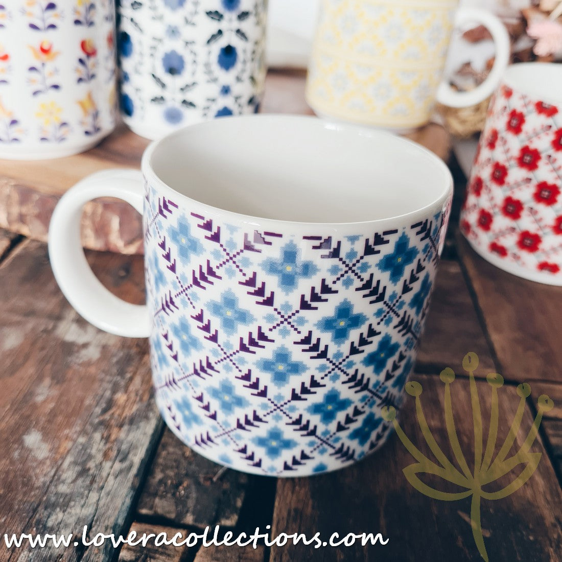 Japanese Fabric Gift Set with Matching Mugs - 65% Off Clearance Sale - Perfect for Home Decor, Tea Time & Thoughtful Presents