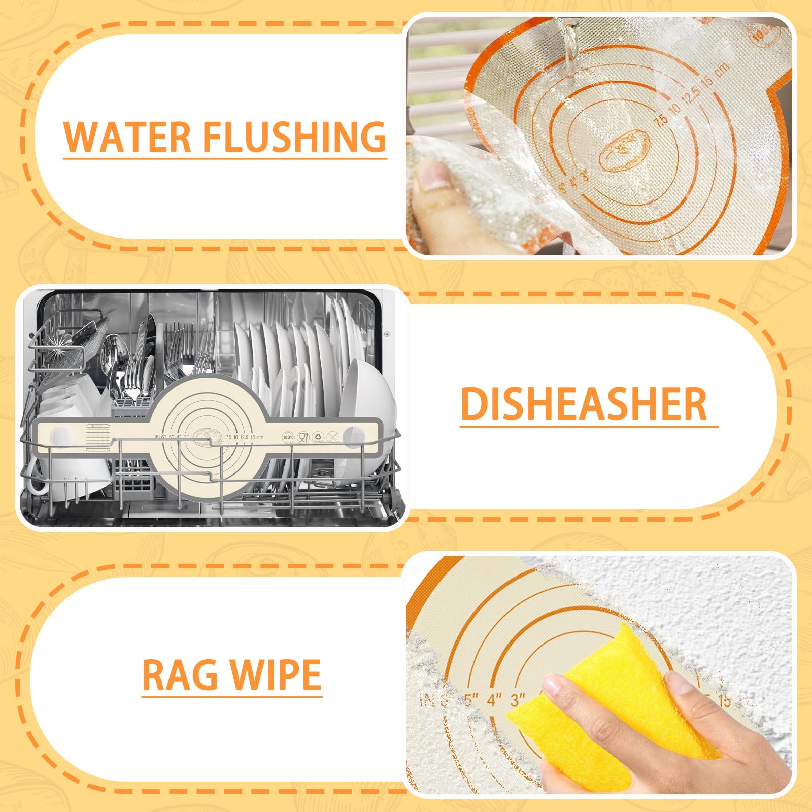 2-Pack Platinum Silicone Bread Sling for Dutch Oven - Reusable Non-Stick Baking Mat with Extra Long Handles for Easy Sourdough Bread Transfer | Perfect for Artisan Bread Baking, Kitchen Essentials & Easy Clean Cooking Accessories