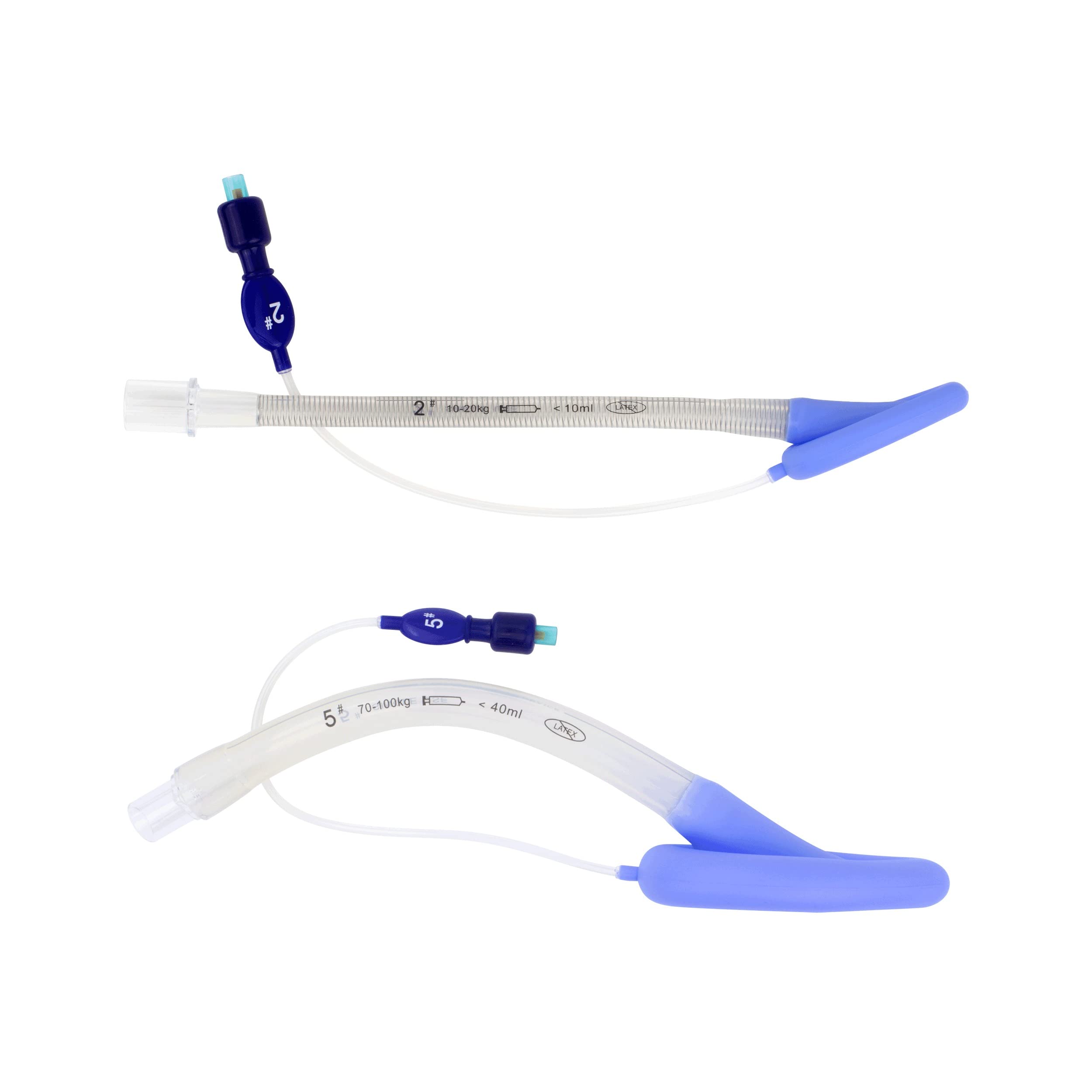 Dynarex 36286 Silicone Reinforced Laryngeal Mask Airway - Size 1.5mm (Pack of 5) | Medical Airway Management Device for Anesthesia & Emergency Procedures | Hospital, Clinic & EMS Use