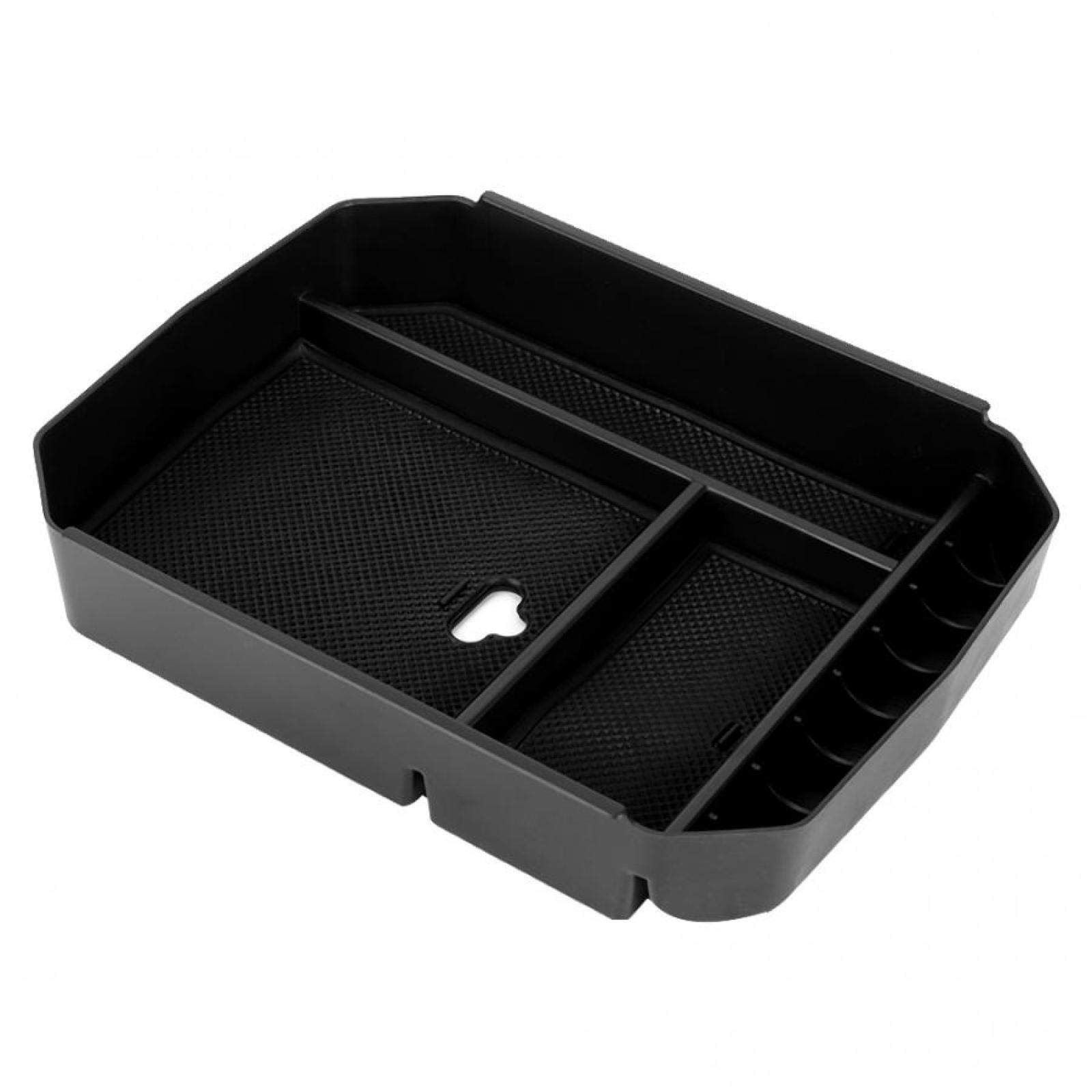 Universal Car Center Console Organizer Tray with Armrest Glove Storage Box - Compatible with Toyota Highlander 2015 2016 2017 2018 Models - Car Interior Accessories for Road Trips & Daily Commute