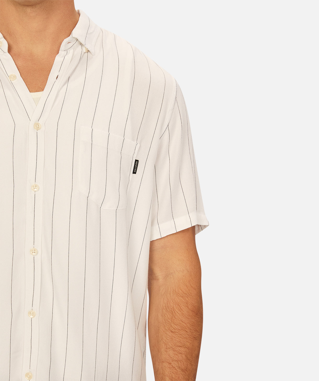 Torrera Short Sleeve Shirt for Men - Classic White & Black Casual Button Down Shirt | Perfect for Office, Summer Outfits & Casual Wear
