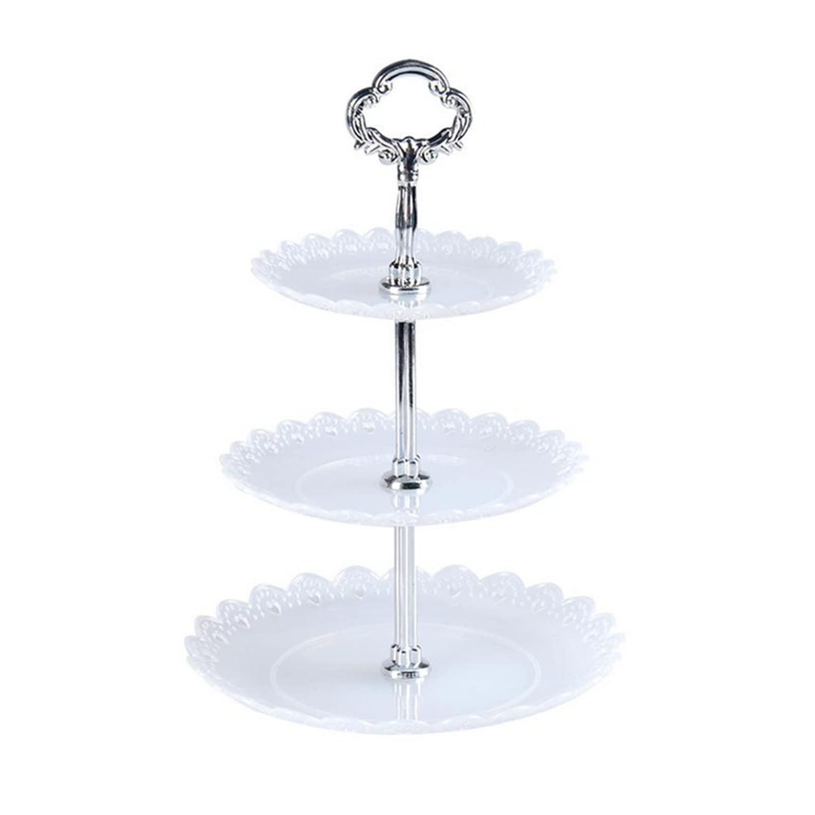 3-Tier Clear Acrylic Cake Stand for Wedding, Afternoon Tea, Birthday Party - Durable & Elegant Dessert Display for Bakeries & Home Use