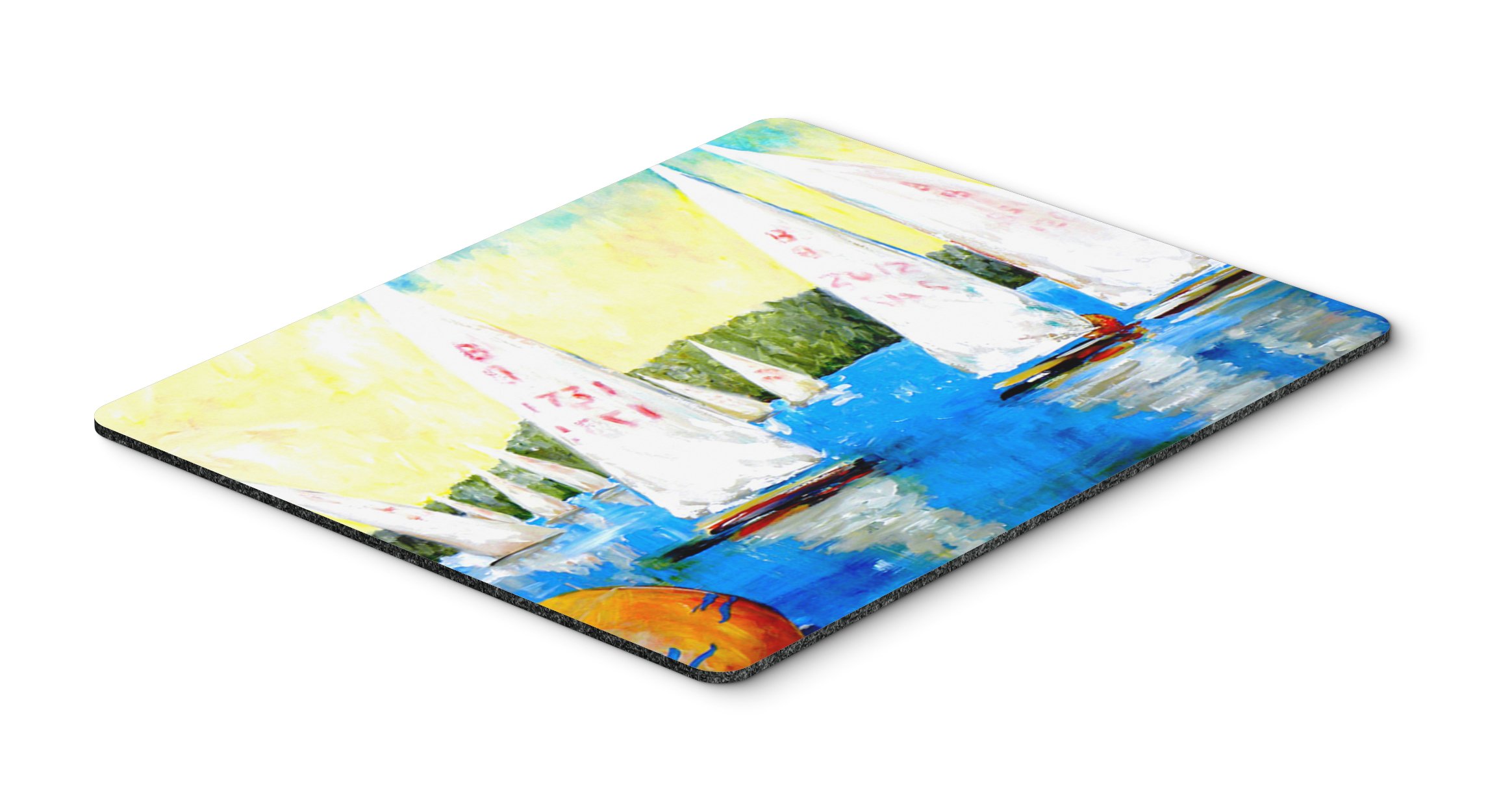 Sailboat Design Mouse Pad - Large Washable Non-Slip Desk Mat for Home Office, Gaming & Computer Work | Perfect for PC, Laptop & Workspace Decor