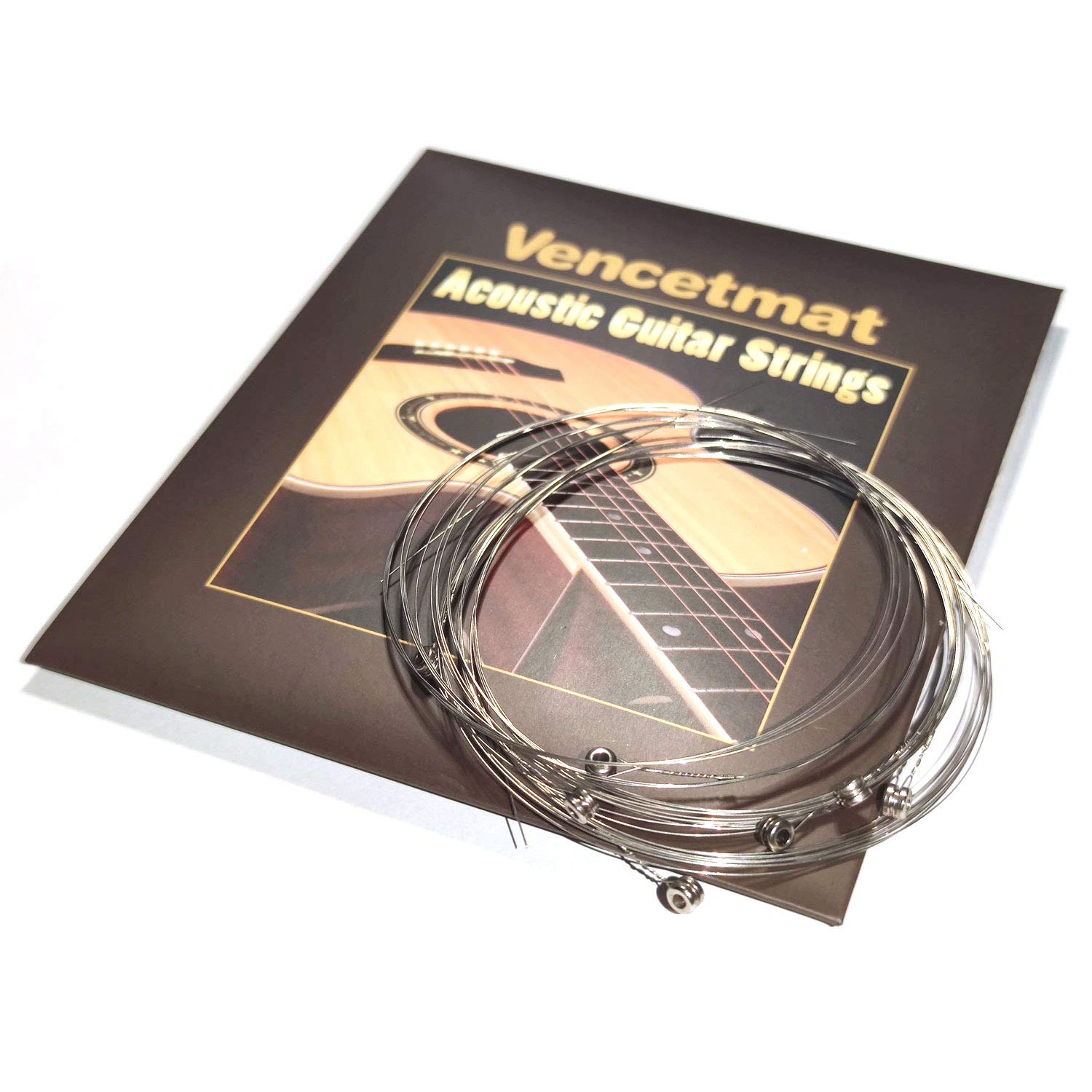 Premium Acoustic Guitar B Strings - Light Tension Brass with Corrosion Resistance for Bright, Balanced Tone (10-Pack) | Perfect for Studio Recording & Live Performances