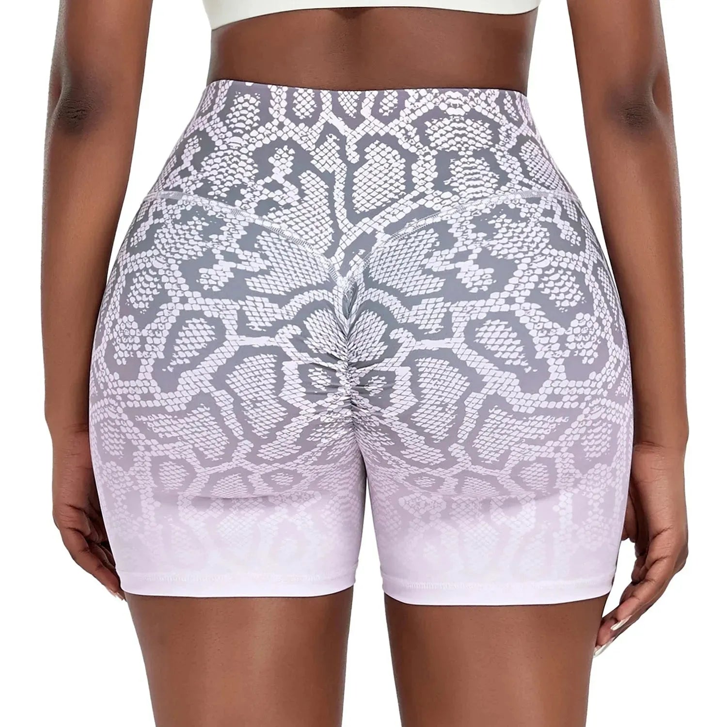 Women's High Waist Yoga Shorts - Summer Casual Fitness Shorts for Gym, Running & Beach - Elastic Skinny Activewear for Yoga, Workouts & Outdoor Activities