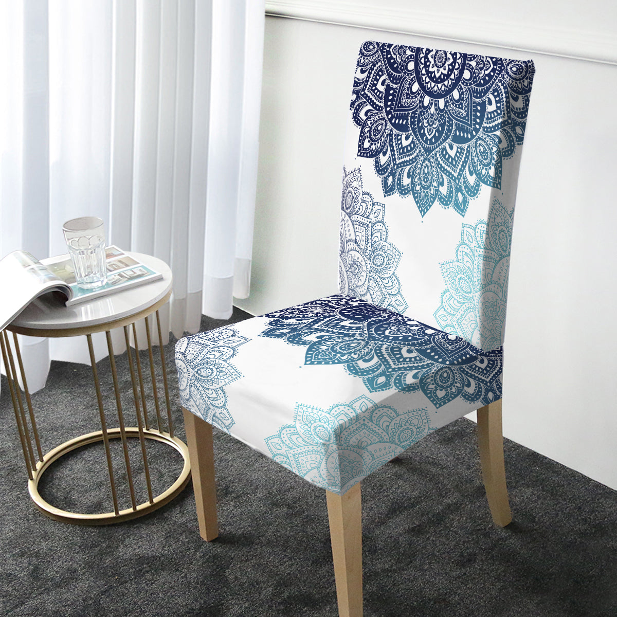 Bohemian Beach Chair Cover - Waterproof & UV Resistant Outdoor Furniture Protector for Patio, Poolside, and Backyard Use | Perfect for Summer Relaxation and Sunbathing