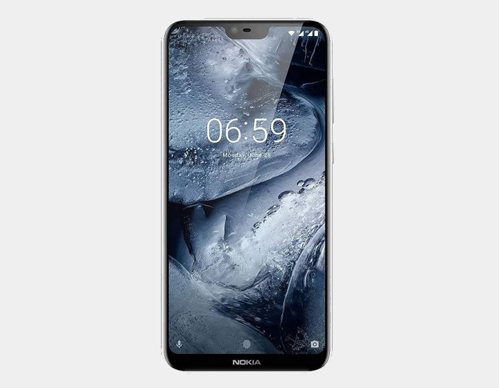 Nokia 6.1 Plus TA 1103 Unlocked Smartphone - 64GB ROM 4GB RAM Dual SIM GSM Android Phone (White) - Perfect for Travel, Business & Daily Use