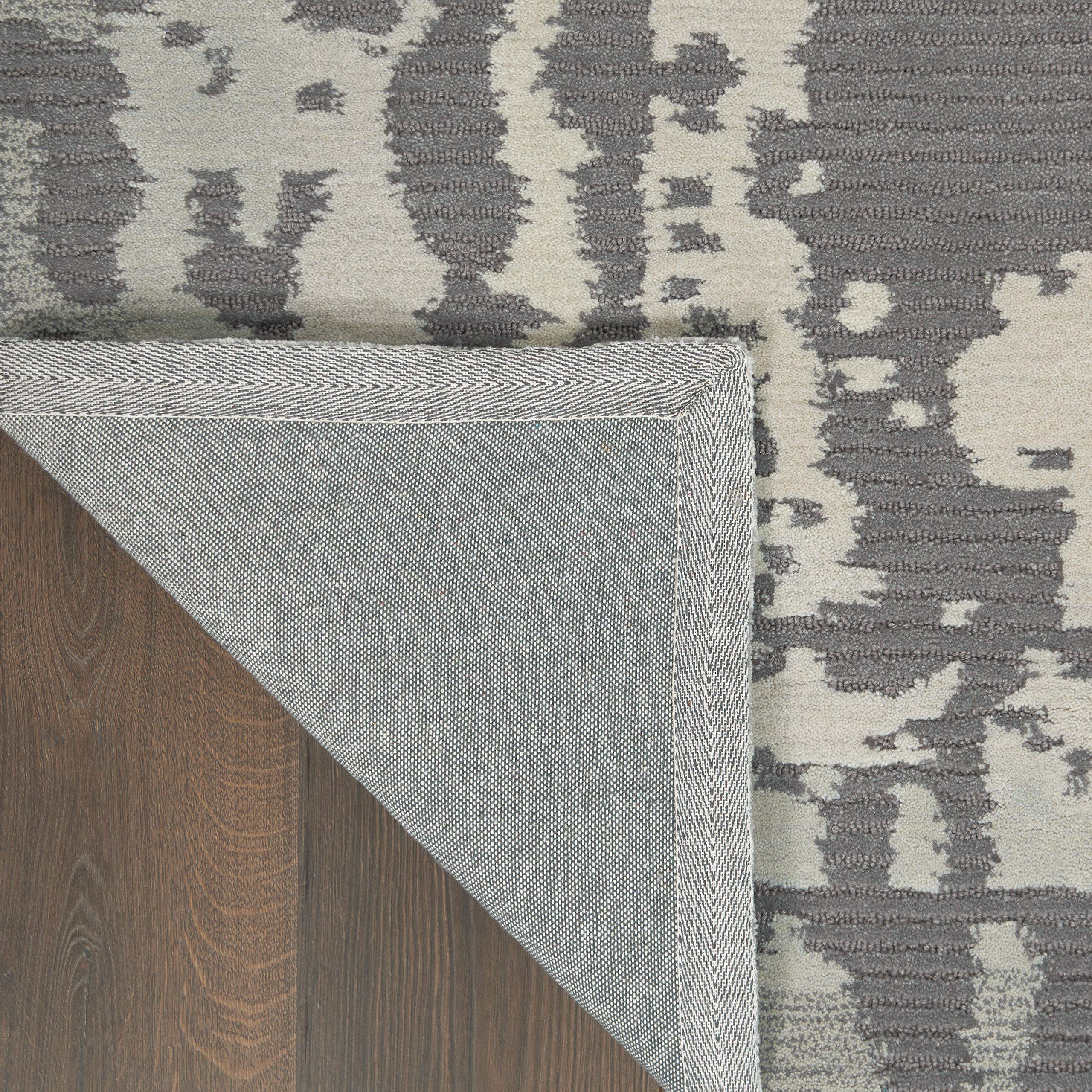 Nourison Symmetry Distressed Grey/Beige 8'6