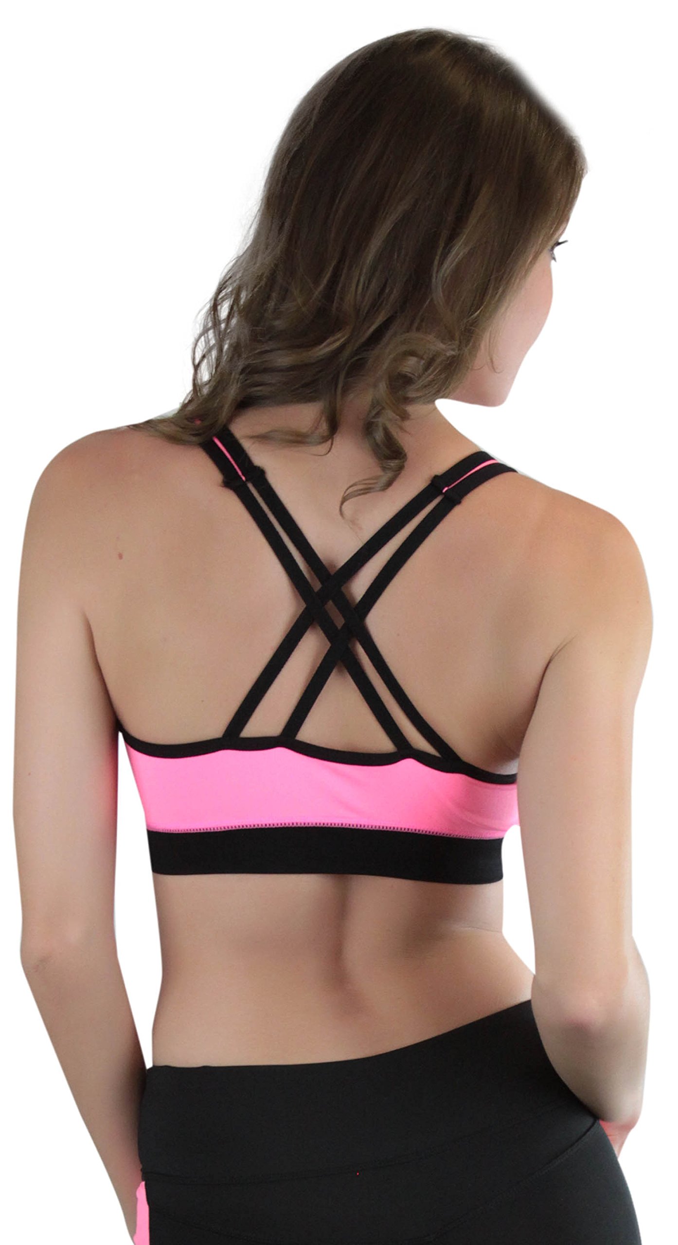 ToBeInStyle Women’s Seamless Supportive Wire-Free Sports Bras & Bralettes - Comfortable Workout Tops for Yoga, Running & Gym