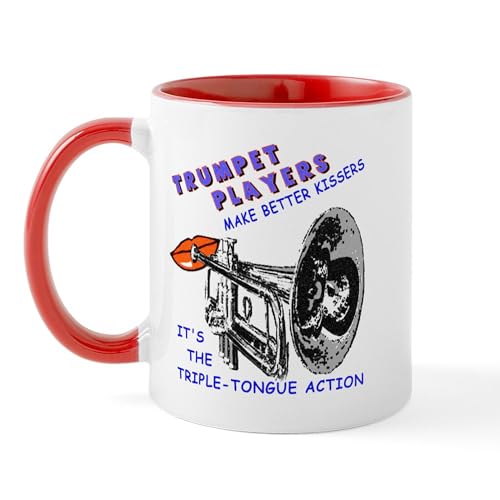 White/Red Inside - Trumpet Kissers Mug