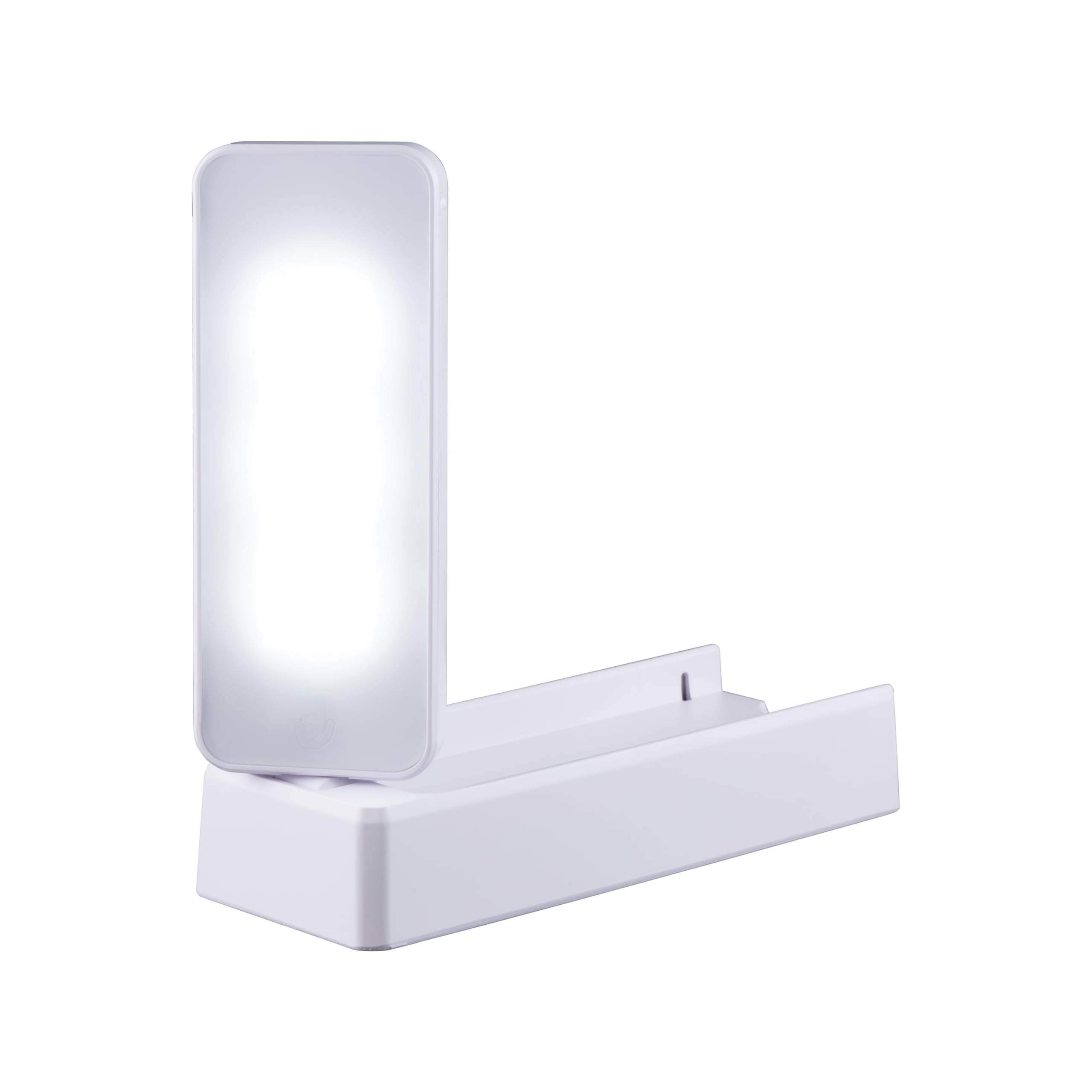 Energizer Swivel LED Touch Light - Battery Operated, 35 Lumens Wireless Closet Light - Perfect for Under Cabinet, Closet, Hallway, Workbench, Bathroom, Pantry & Laundry Room - White (Model 38362) - Ideal for Nighttime Navigation, Small Spaces & Emergency Lighting