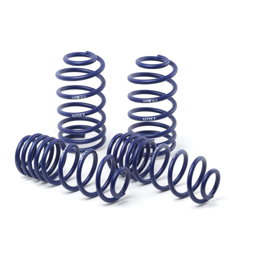 H&R Sport Springs for BMW 325i & 328i Sport Wagon E91 (2006-2012) - Lowering Kit 50494-4 | Improved Handling & Performance for Street & Track Driving