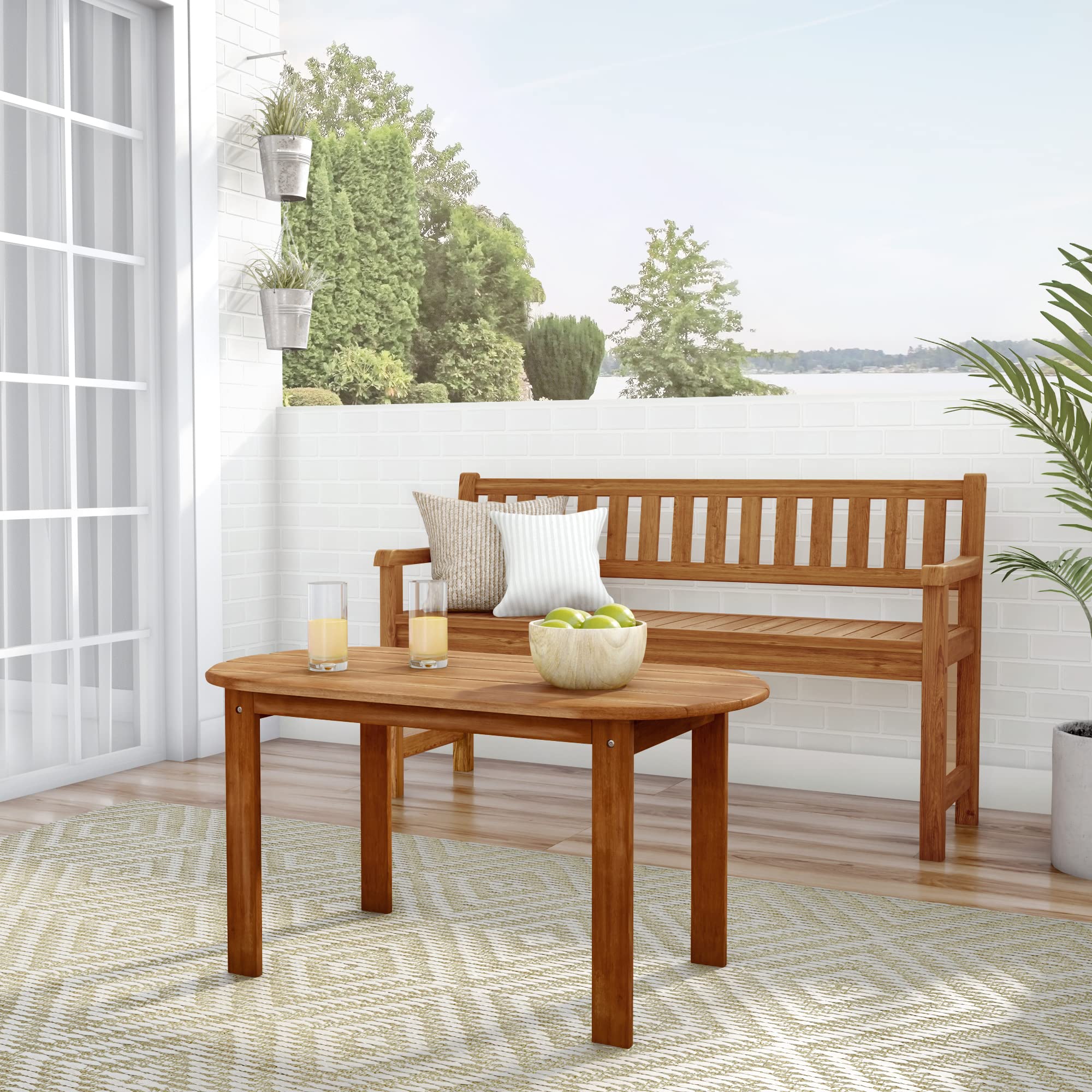 Linon Acorn Coffee Table - 18.11