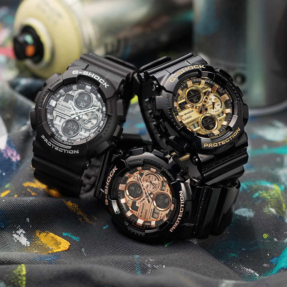 Casio G-Shock GA-140GB-1A1DR Digital Sports Watch for Men - Durable Shock-Resistant Design for Outdoor, Work & Daily Wear