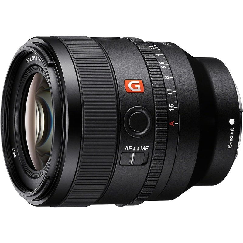 Sony FE 50mm F1.4 GM Full Frame Lens for E-Mount Cameras - Perfect for Portrait, Street & Low Light Photography