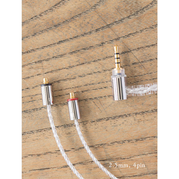 Final Audio C106 MMCX Silver-Plated Upgrade Cable for IEMs - Enhanced Sound Quality for Audiophiles, Perfect for Travel, Workout & Daily Use