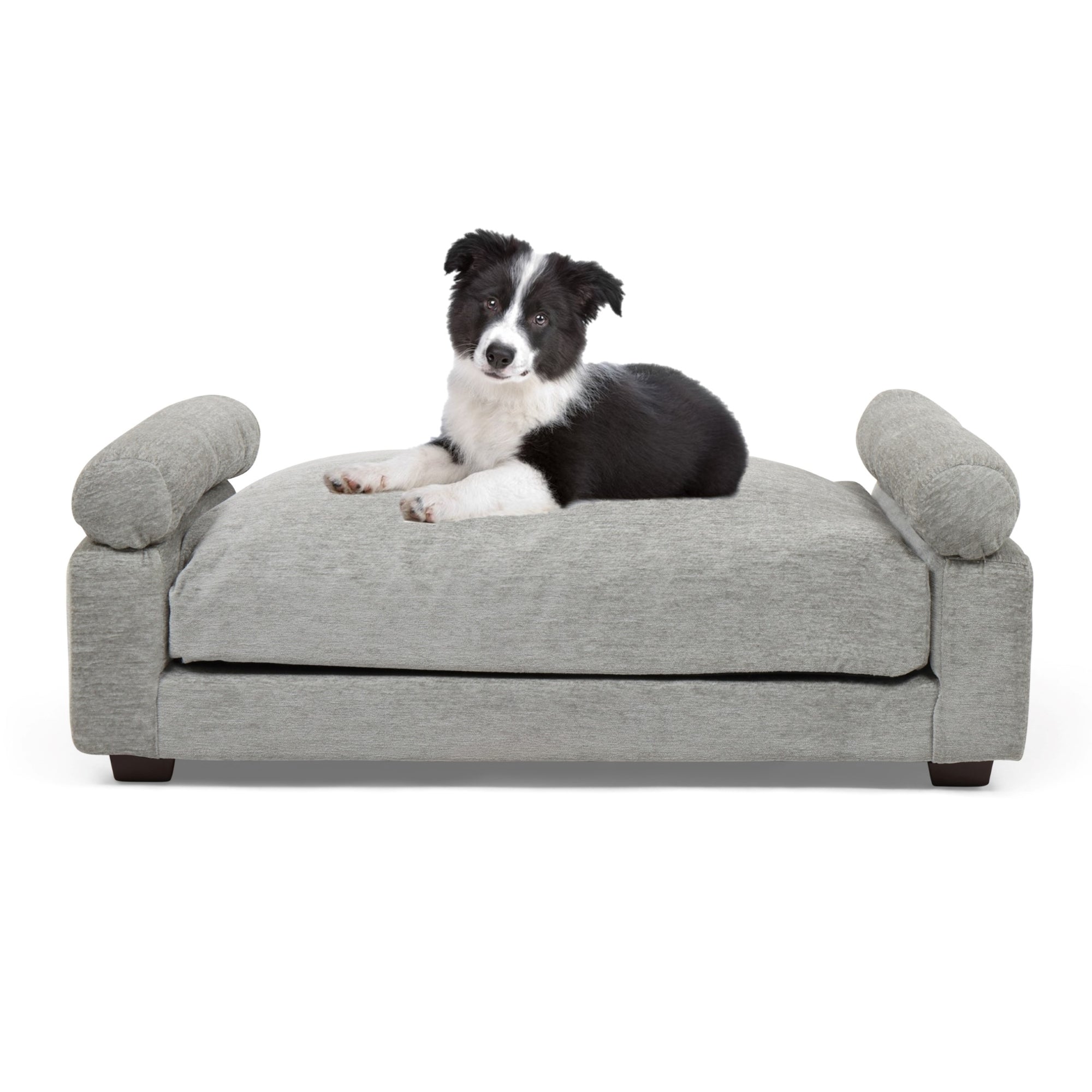 Club Nine Pets Uma Orthopedic Dog Bed in Dove Gray - Supportive & Comfortable Pet Bed for Large Dogs - Perfect for Arthritis, Joint Pain & Senior Dogs - Ideal for Living Room, Bedroom & Kennel Use