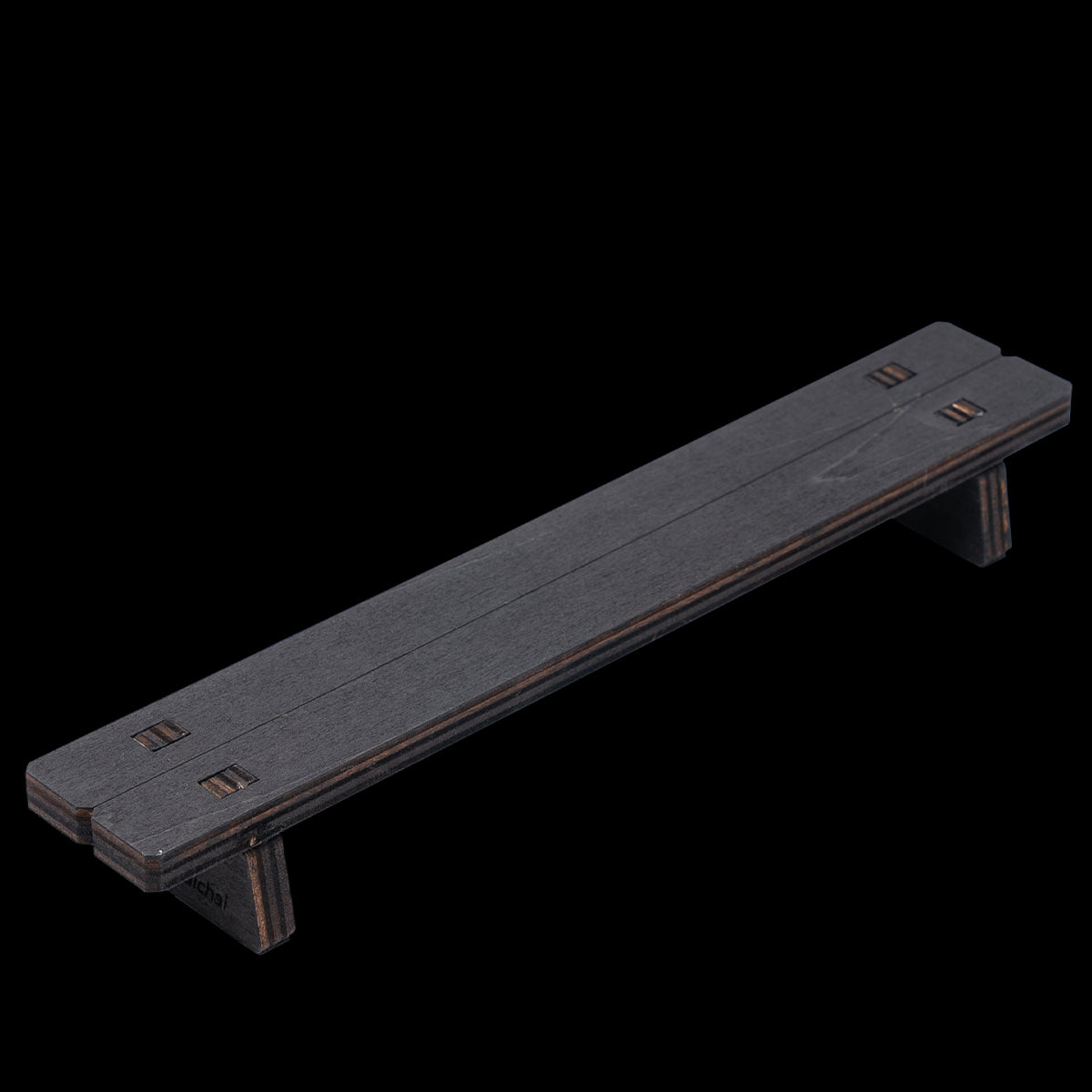 GGC Fingerboard Ramp Low Bench - Professional Skateboard Training Tool for Finger Tricks & Stunts - Perfect for Home, Office & Skate Park Practice
