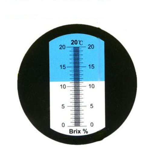 0-20% Brix Handheld Refractometer with ATC - Digital Sugar Content Tester for Fruits, Honey & Beverages | Perfect for Home Brewing, Winemaking & Agriculture
