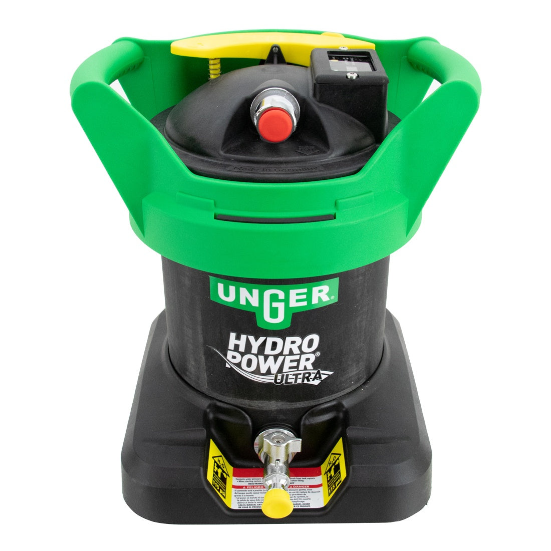 Unger HydroPower HiFlo Ultra Window Cleaning Kit with 20 Foot Pole - Professional Squeegee & Scrubber for Home & Commercial Use