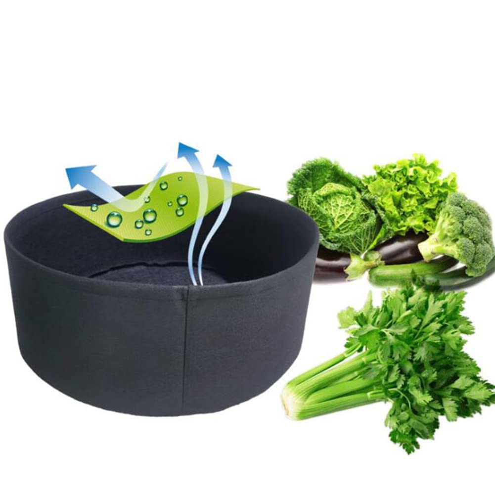 3 Pack Round Vegetable Grow Bags - 50