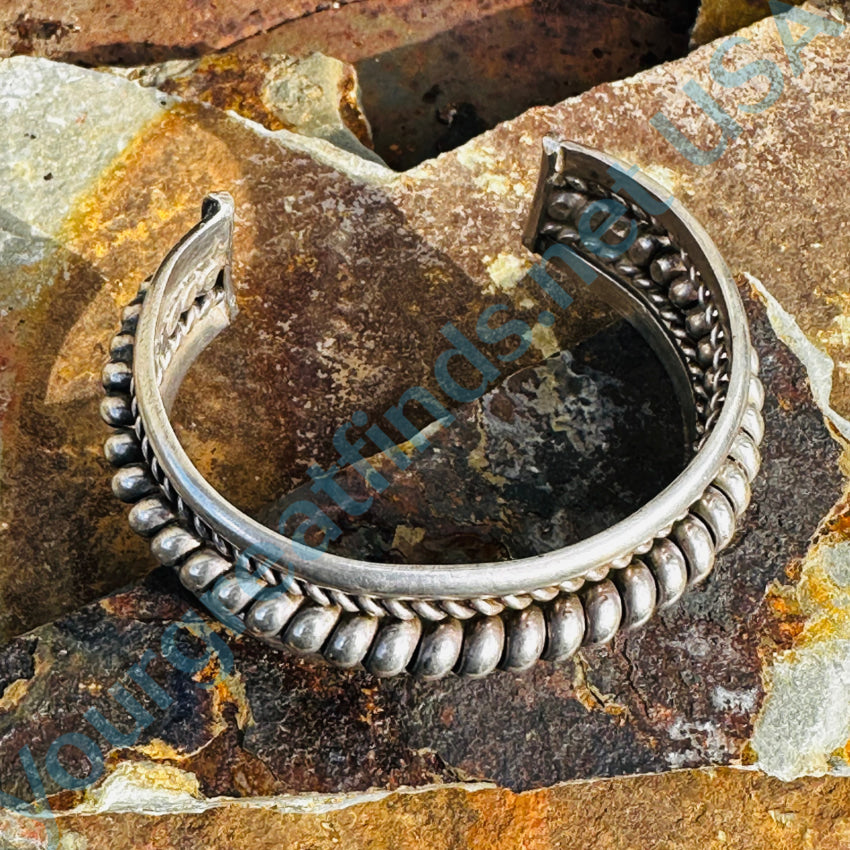 Authentic Sterling Silver Southwestern Style Twisted Wire Cuff Bracelet for Women | Handmade Boho Jewelry | Perfect for Festivals, Weddings & Everyday Wear